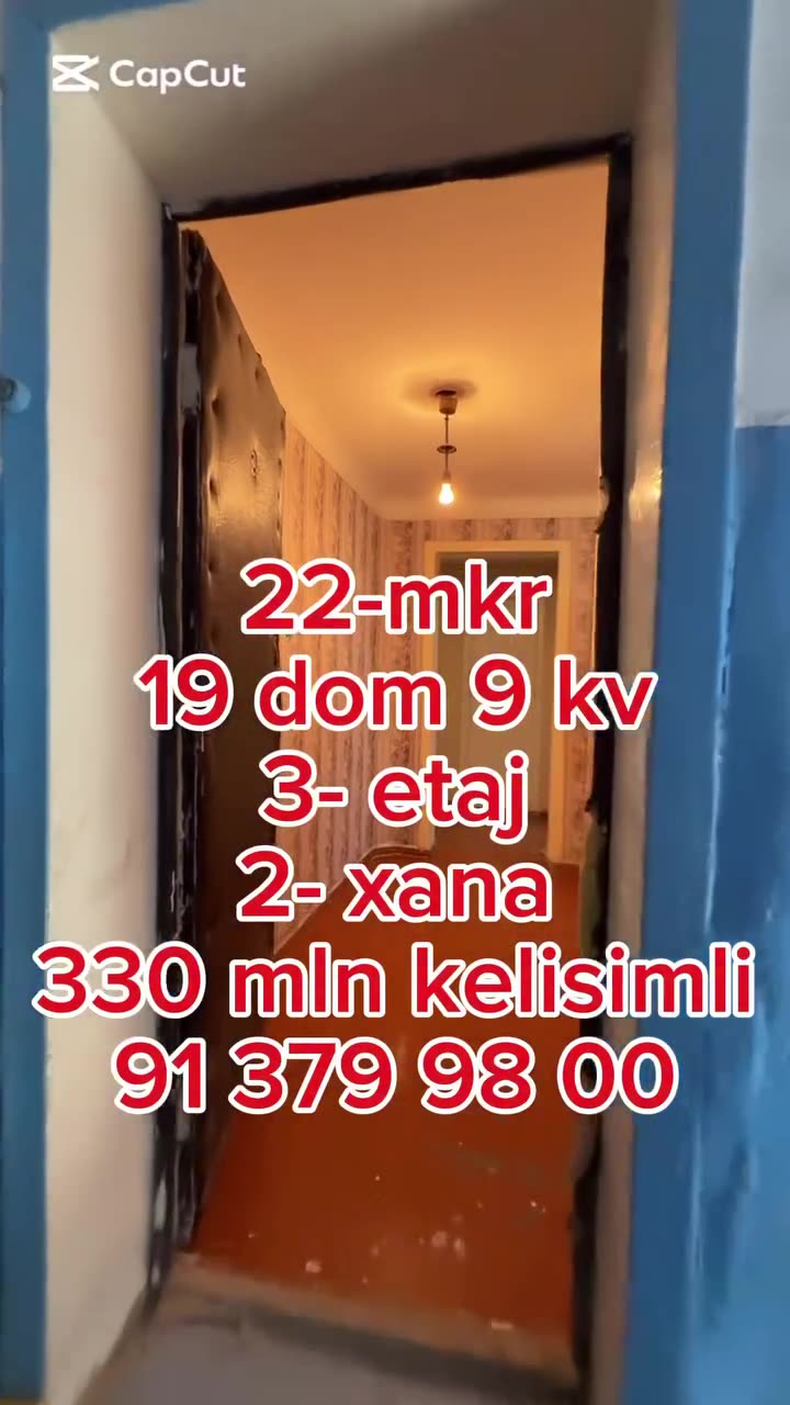 2 xanalı kvartira, 22-mkr, Nókis