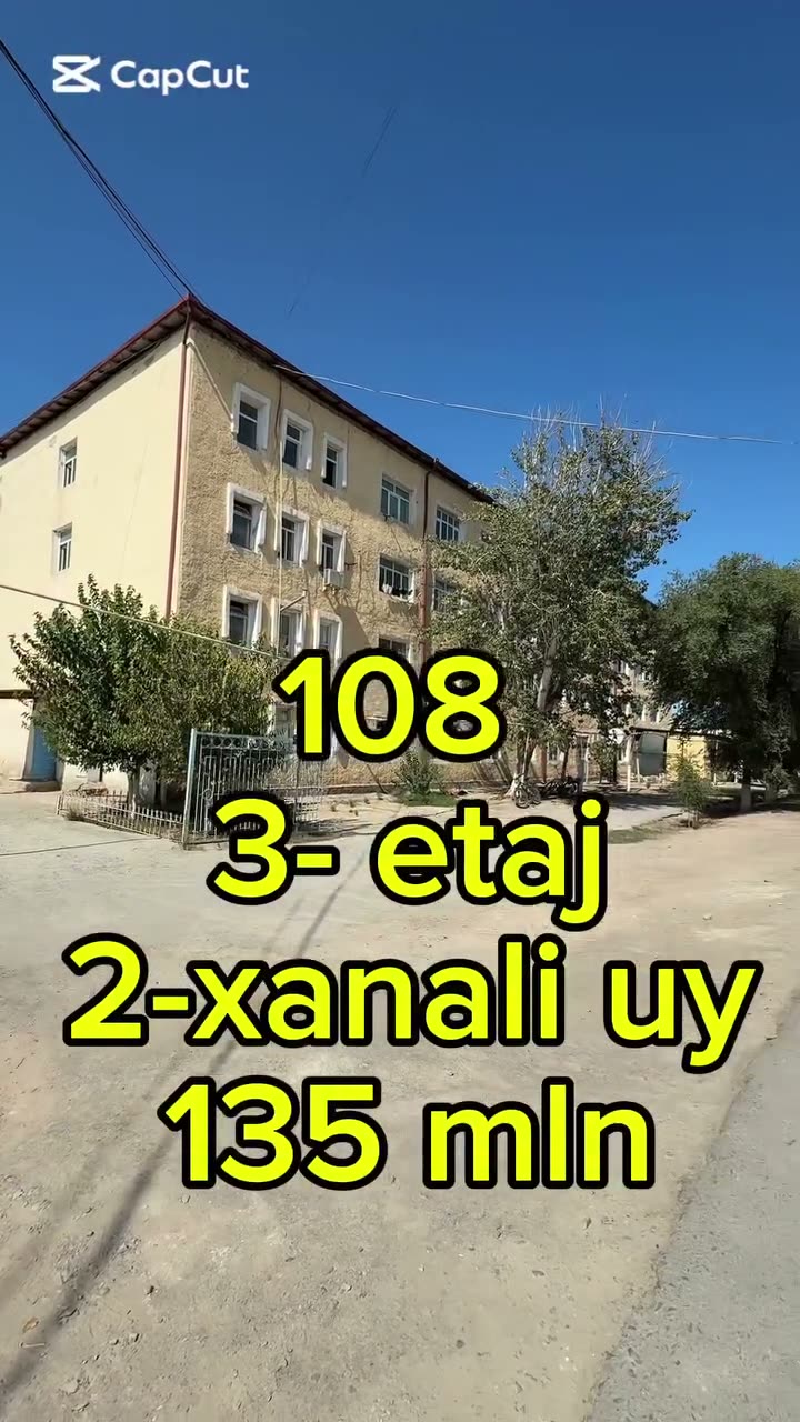 2 xanalı kvartira, 108, Nókis
