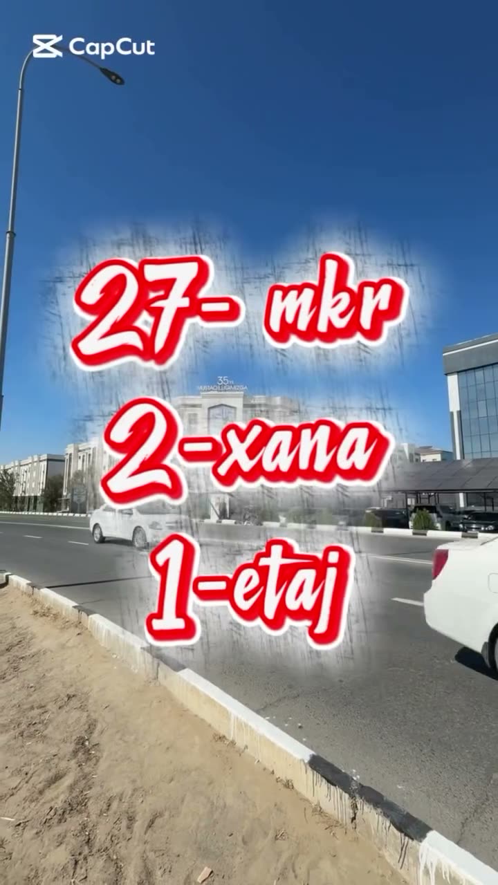 2 xanalı kvartira, 27-mkr, Nókis