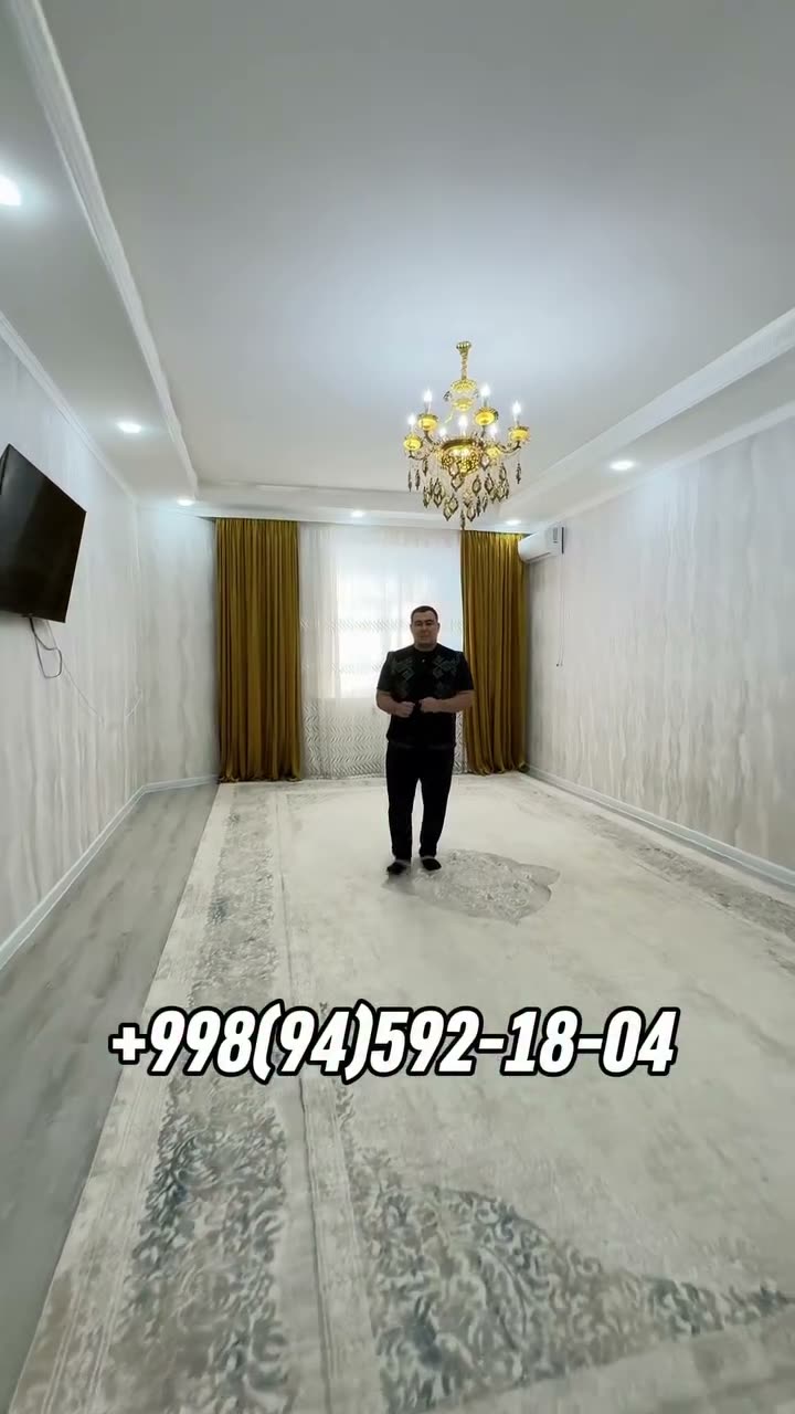 1 xanalı kvartira, 76 m²